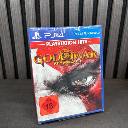God of War III Remastered PS4 PAL Frontcover neu und versiegelt