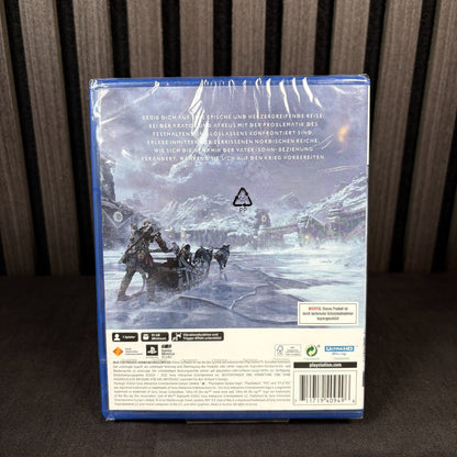 God of War Ragnarok PS5 Hülle Rückseite neu versiegelt PAL