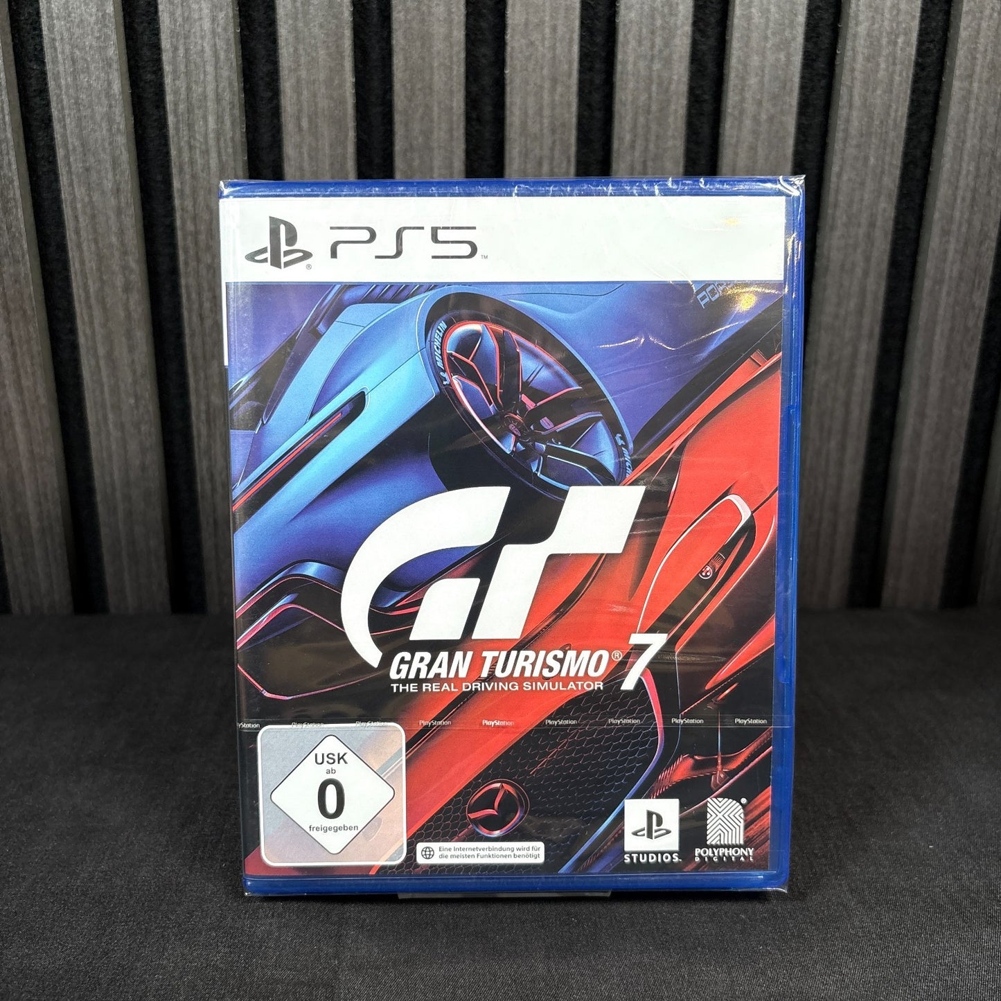 Gran Turismo 7 PS5 Hülle Vorderseite neu versiegelt PAL