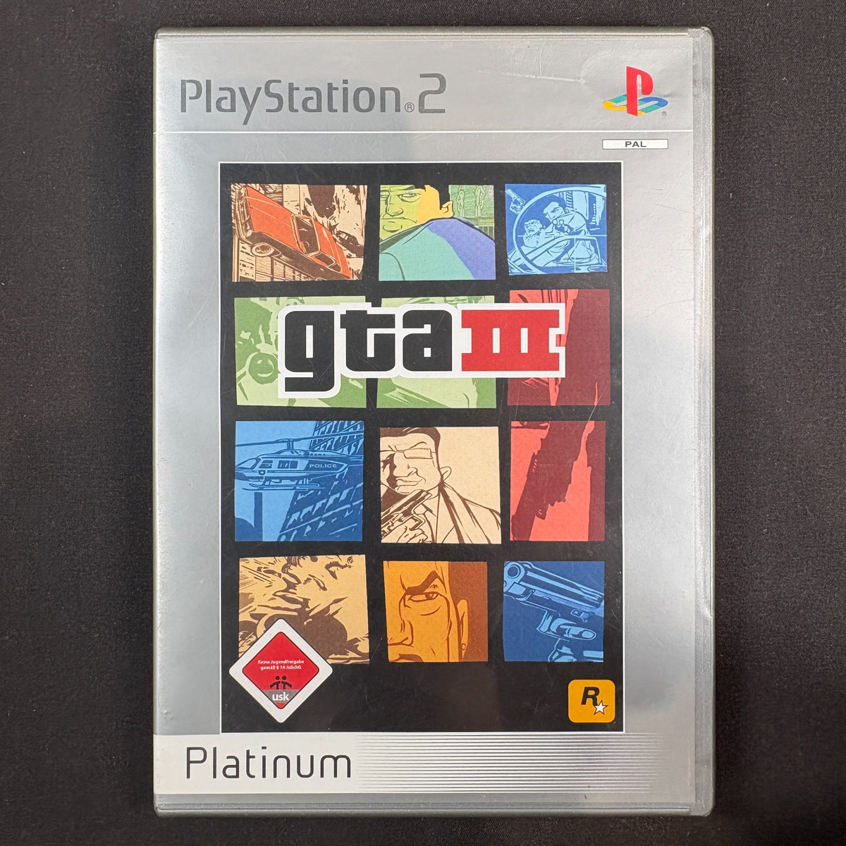 Grand Theft Auto III – Platinum vorn