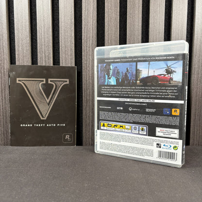 Grand Theft Auto V GTA 5 PS3 PAL Hülle Rückseite