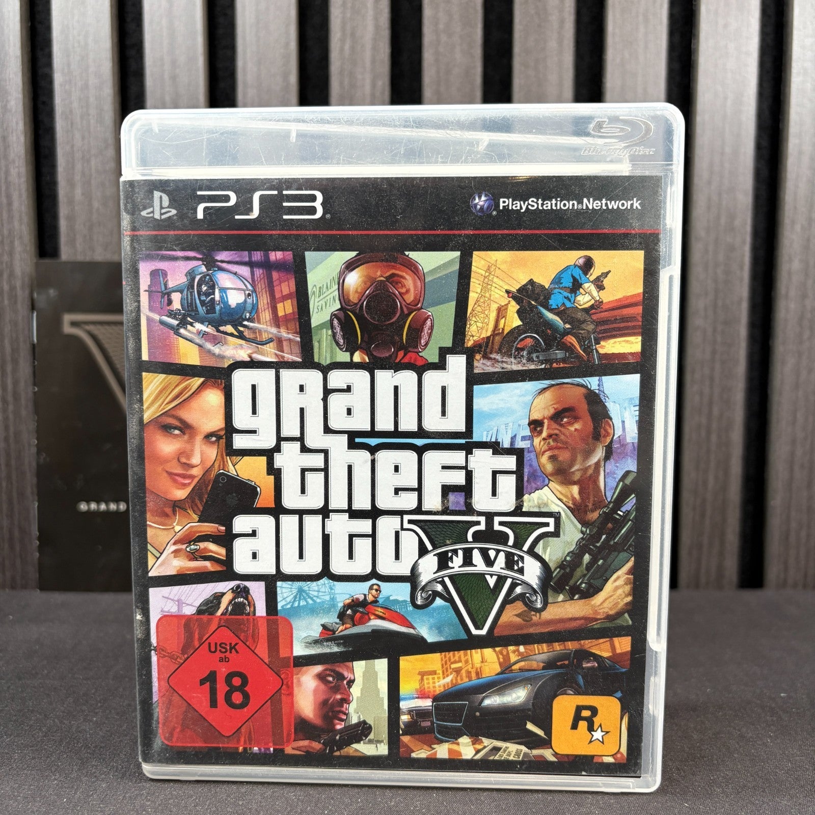 Grand Theft Auto V GTA 5 PS3 Cover Detailansicht