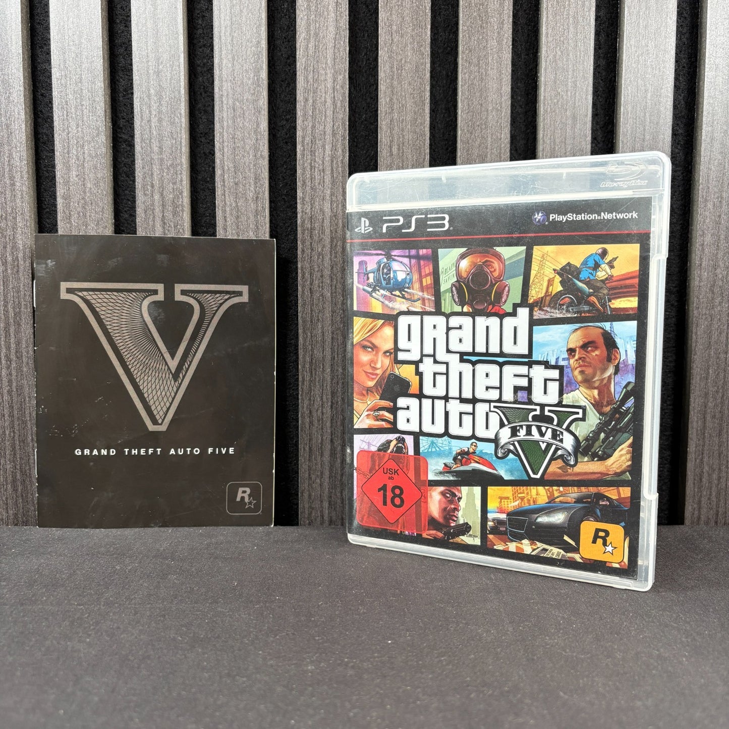 Grand Theft Auto V GTA 5 PS3 PAL Hülle Vorderseite