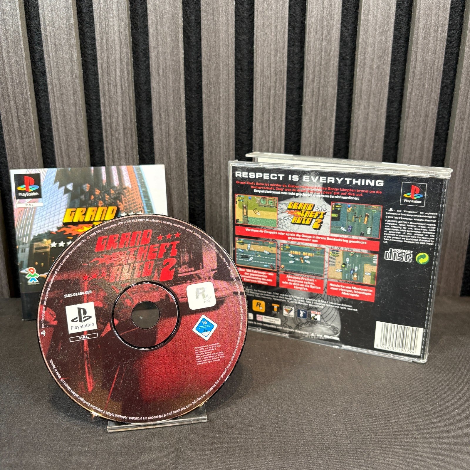 GTA 2 Grand Theft Auto 2 PS1 Rückansicht
