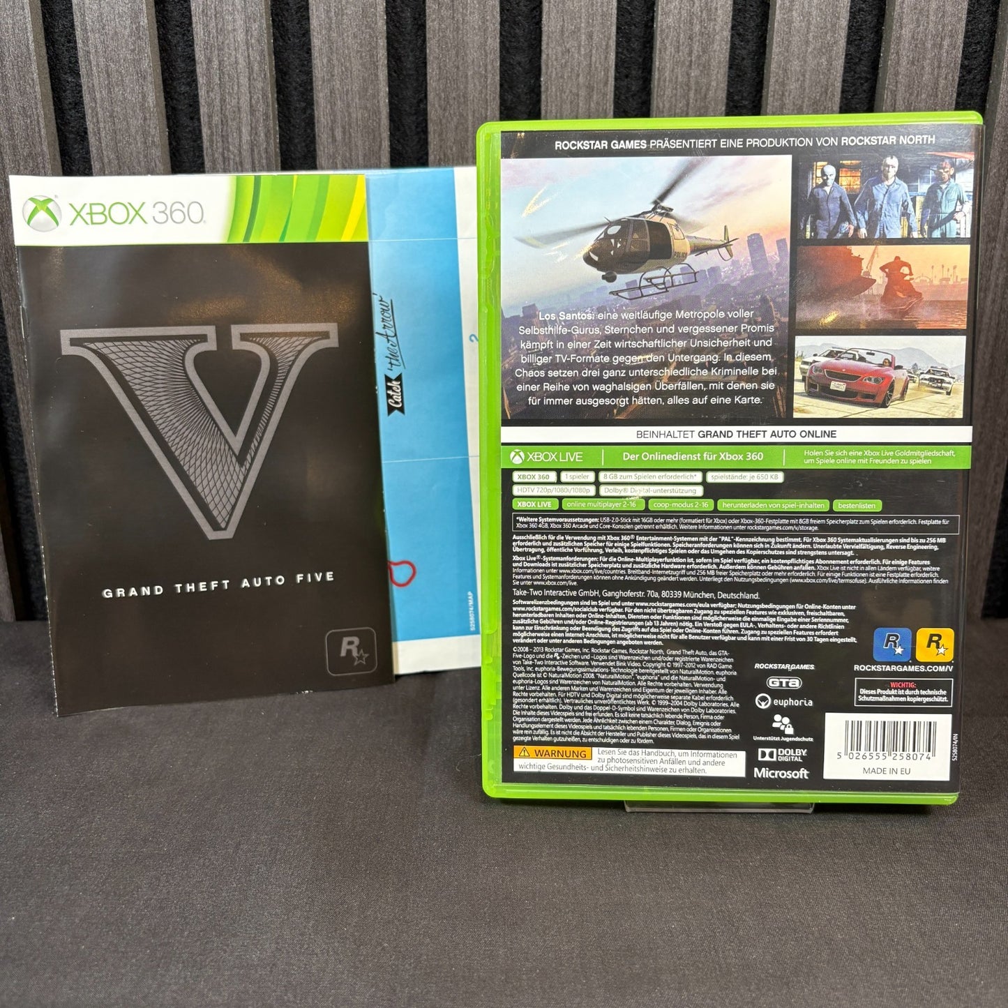 GTA 5 Xbox 360 Rückseite