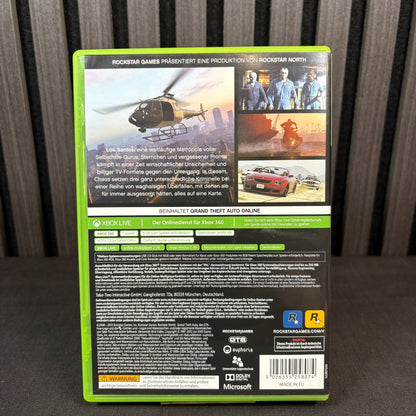 GTA 5 Xbox 360 Cover Rückseite