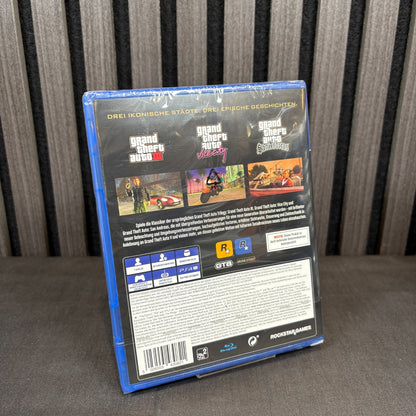 GTA The Trilogy PS4 Cover Rückseite