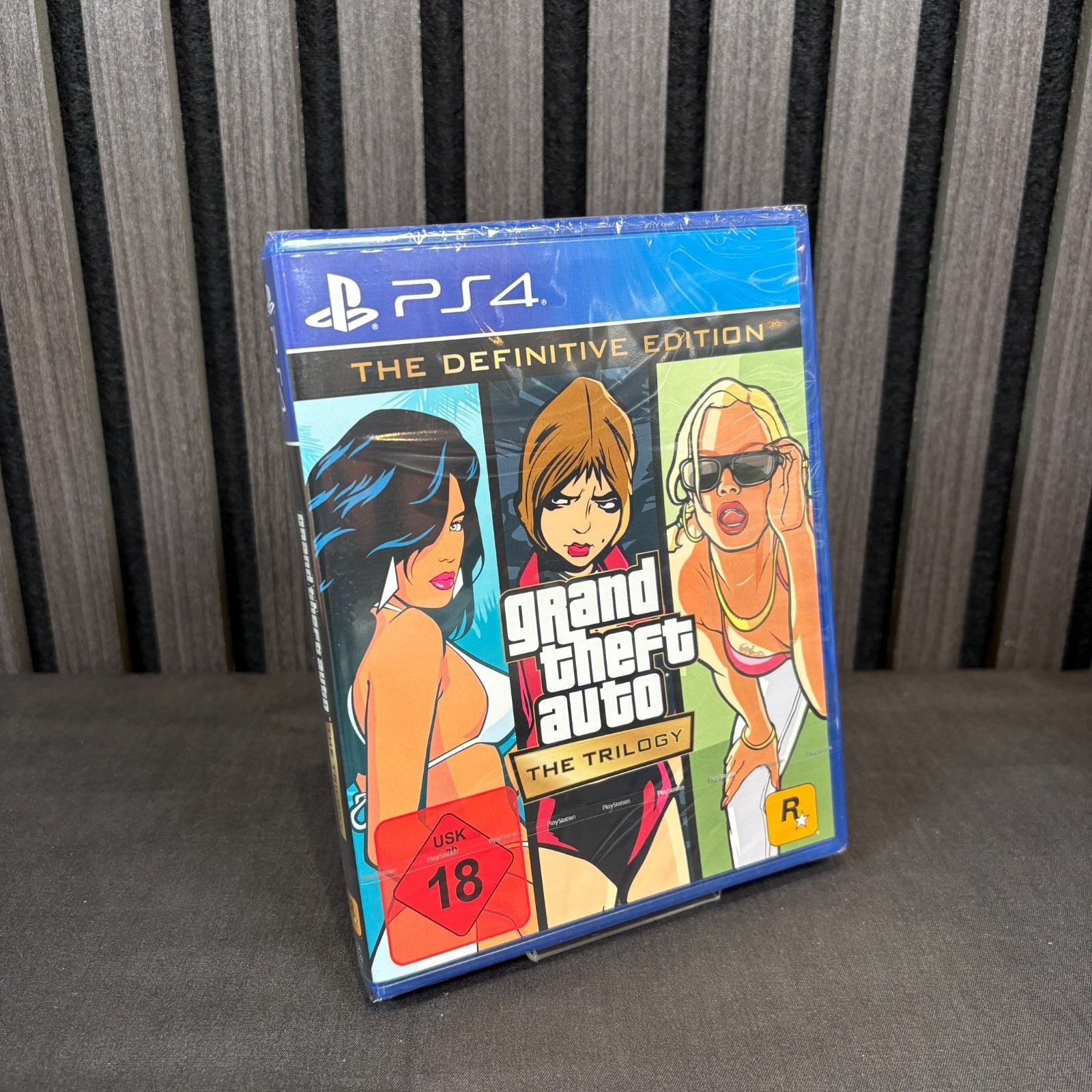 GTA The Trilogy PS4 Cover Vorderseite versiegelt