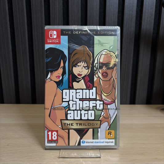 GTA Trilogy Definitive Edition Nintendo Switch Cover Vorderseite