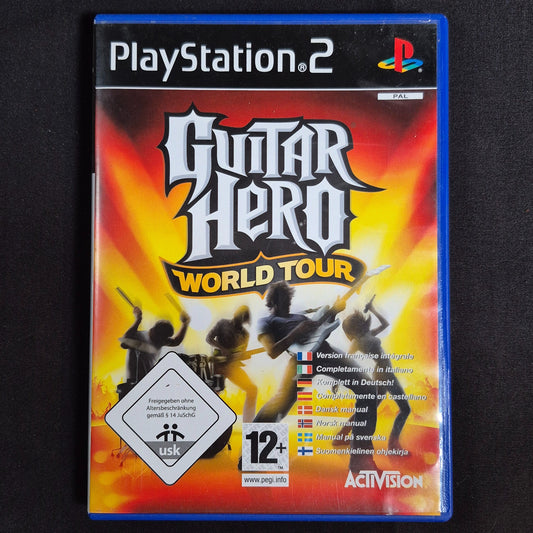 Guitar Hero World Tour – ohne Instrumente – PlayStation 2 – Deutsch / Englisch / Mehrsprachig – Zustand Gut – Vorderseite – NEVO Store