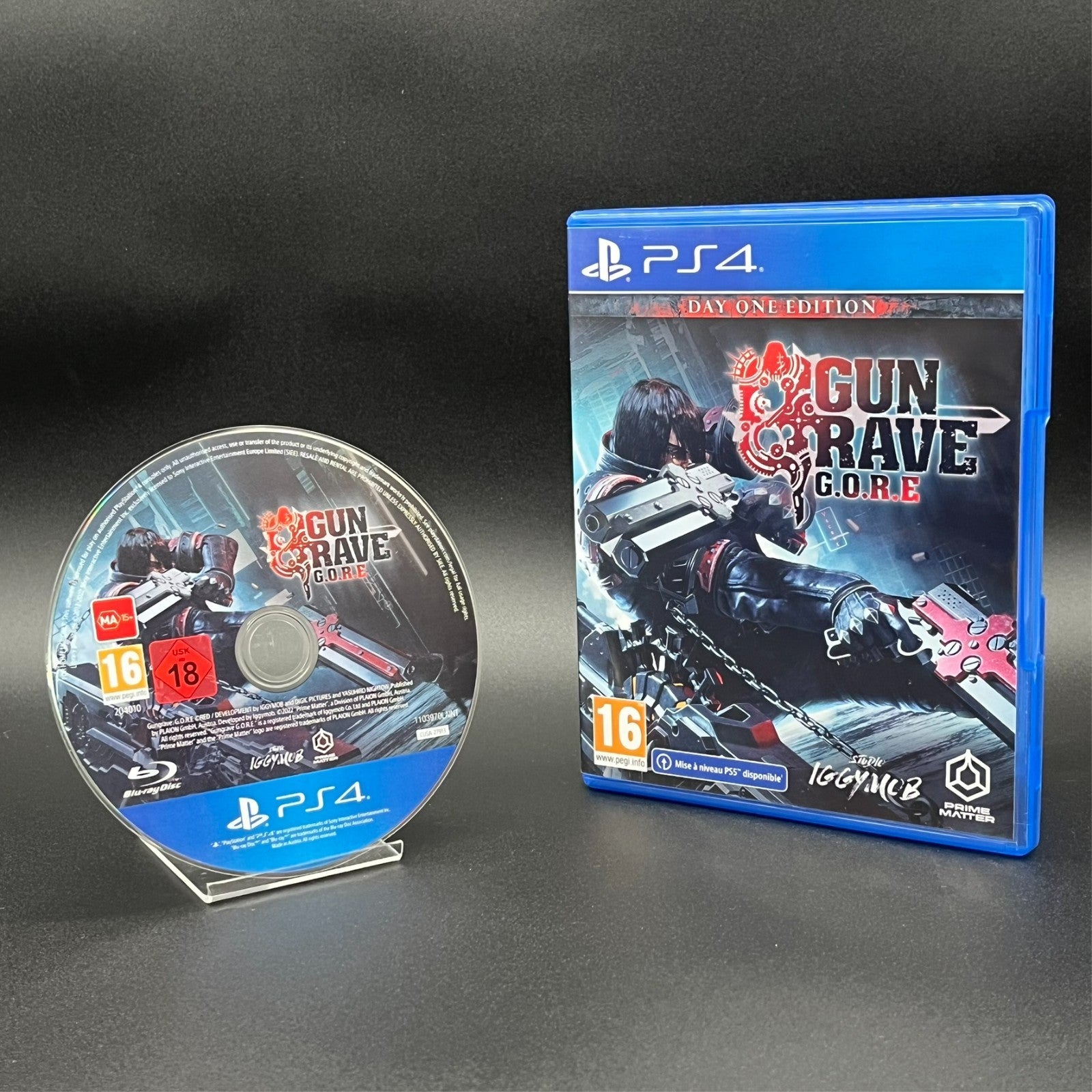 Gungrave G.O.R.E PS4 Cover Vorderseite