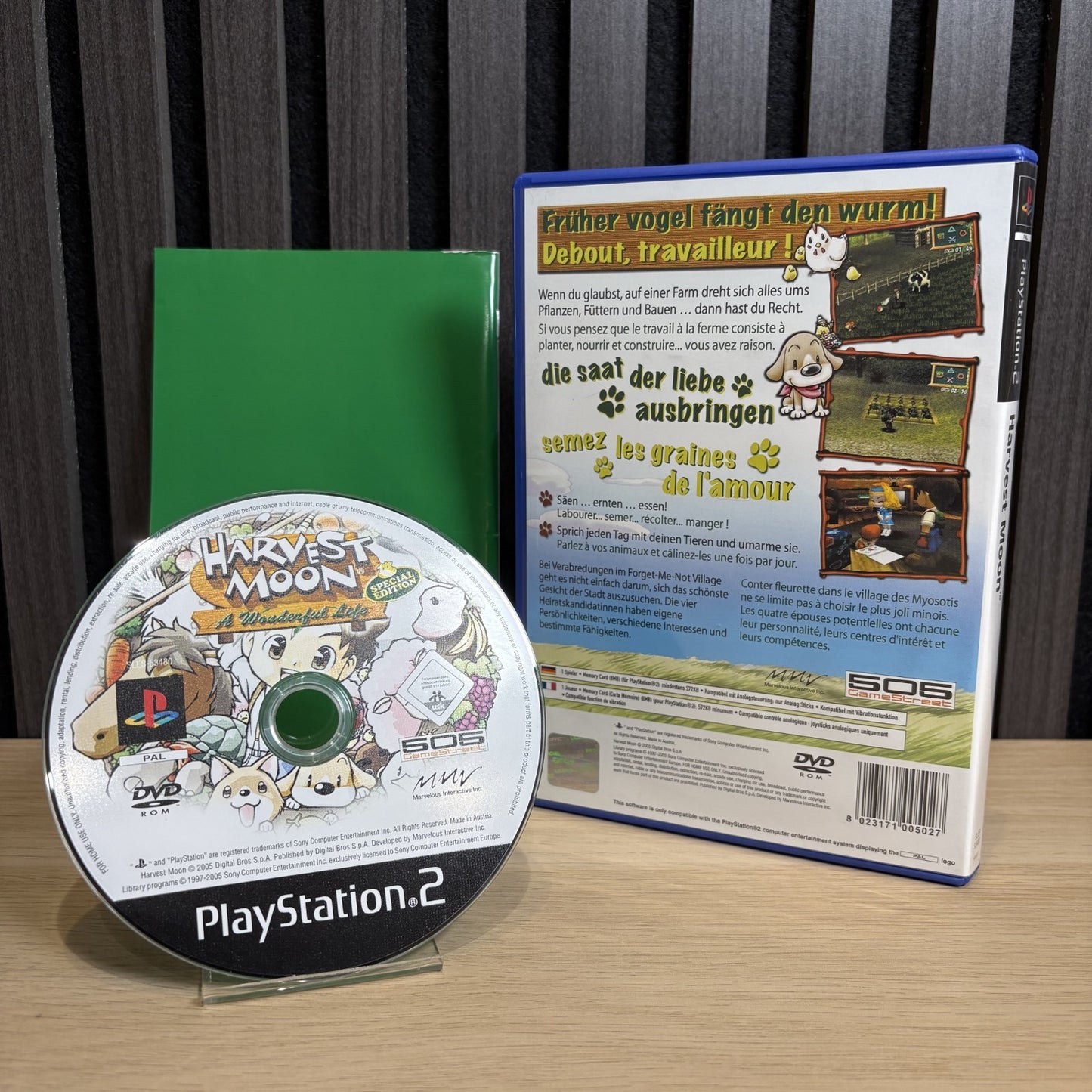 Harvest Moon A Wonderful Life Special Edition PS2 Cover Rückseite
