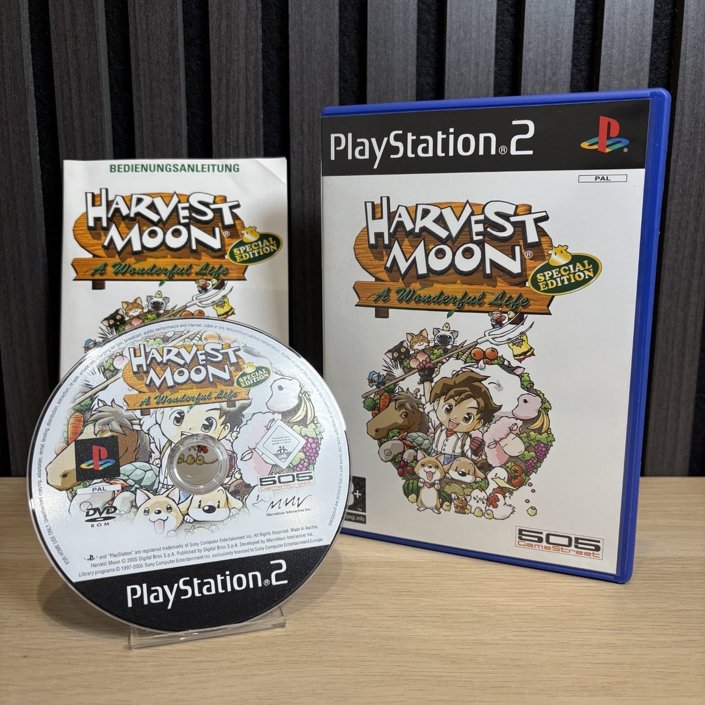 Harvest Moon A Wonderful Life Special Edition PS2 Cover Vorderseite