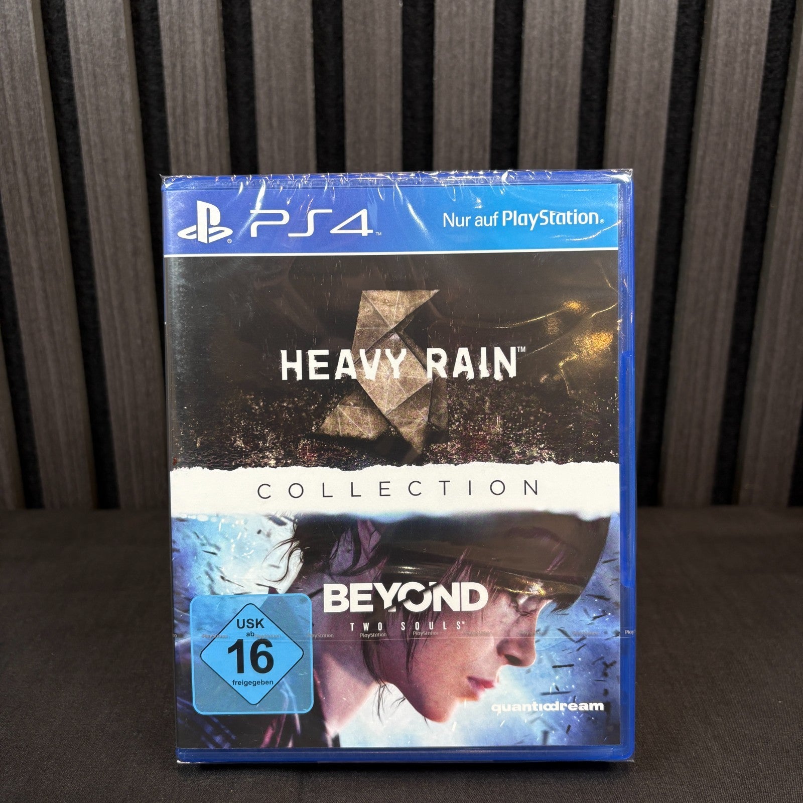 Heavy Rain Beyond Two Souls PS4 Spielhülle Vorderseite neu versiegelt