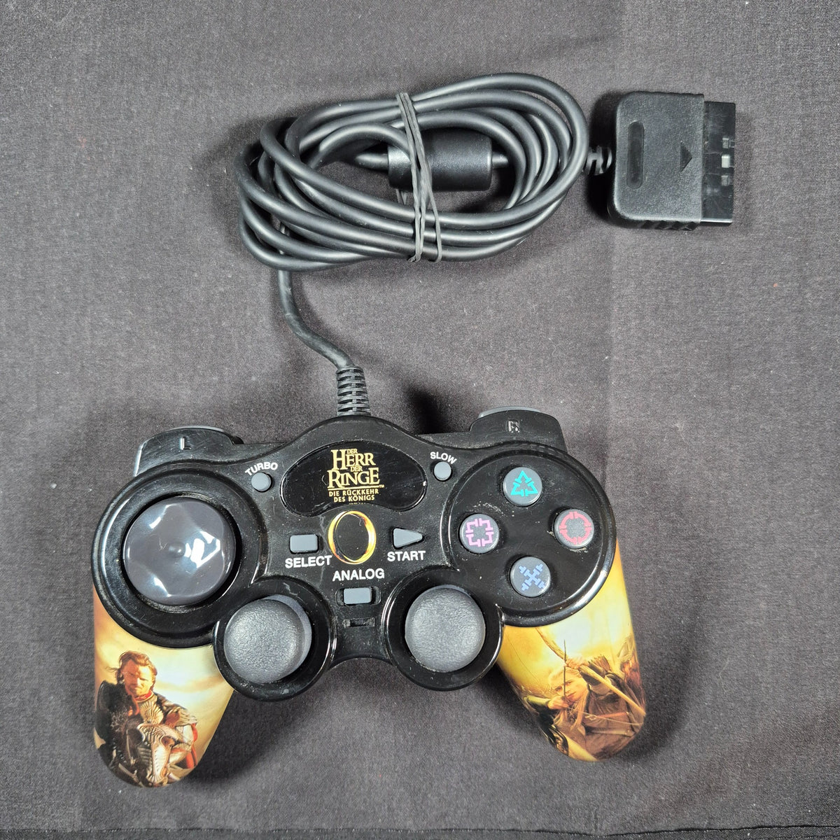 Der Herr der Ringe Die Rückkehr des Königs PS2 Controller Kabelgebunden – PlayStation 2 – Zustand Akzeptabel – Vorderseite – NEVO Store