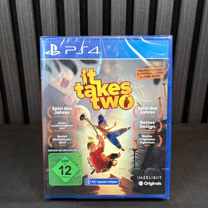 It Takes Two PS4 Cover Vorderseite Detailaufnahme