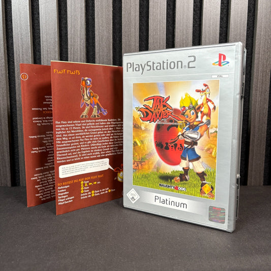 Jak and Daxter The Precursor Legacy Platinum PS2 Cover Vorderseite