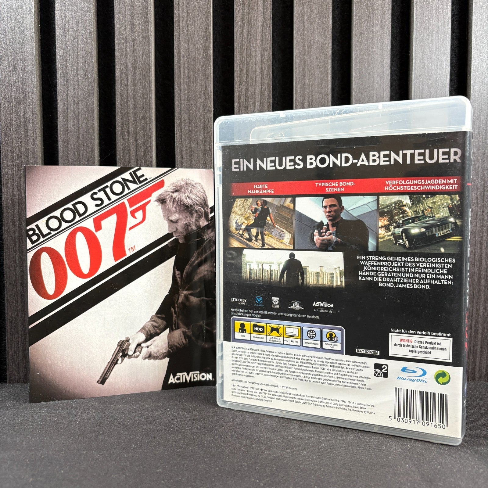 James Bond 007 Blood Stone PS3 Rückseite