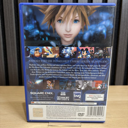 Kingdom Hearts II PS2 Cover Rückseite