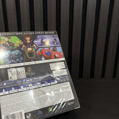 Kingdom Hearts 3 Deluxe Edition PS4 Steelbook Cover Rückseite