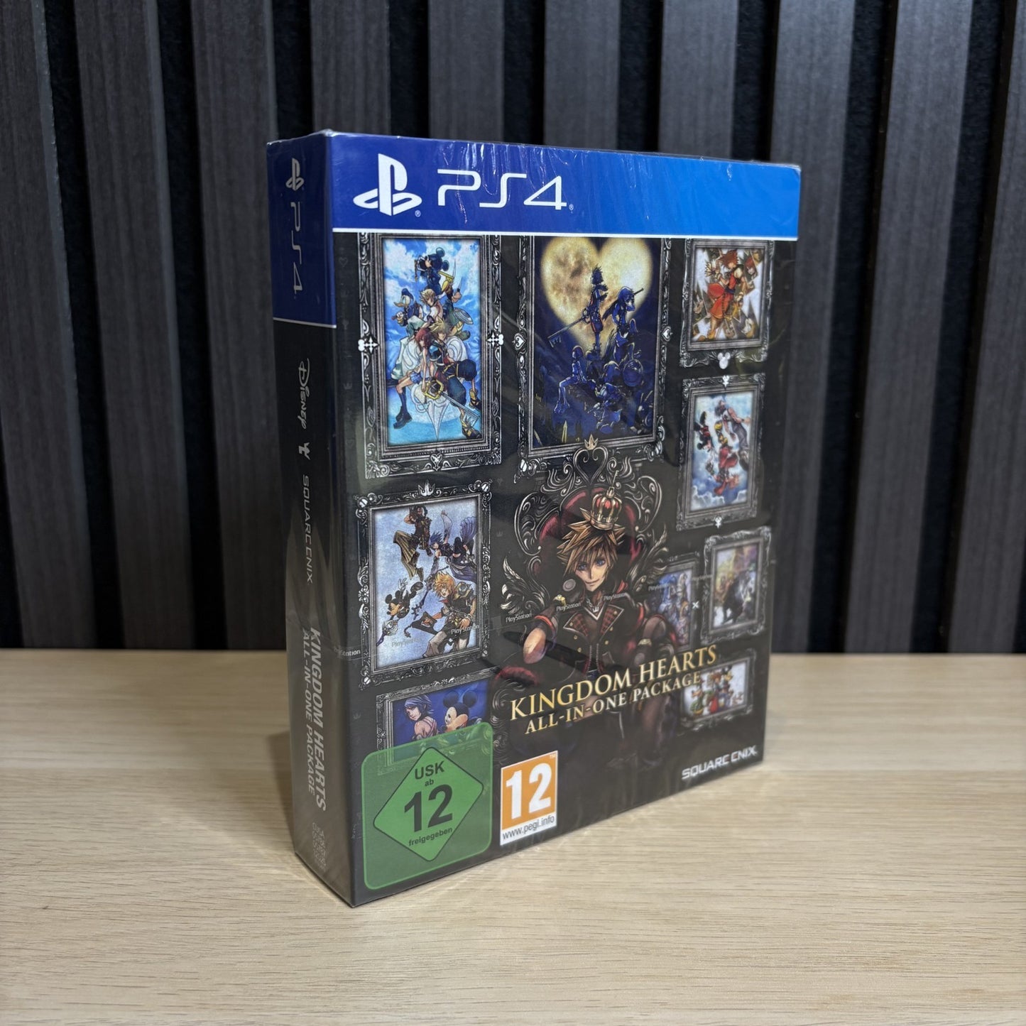 Kingdom Hearts All-in-One Package PS4 Cover Vorderseite Neu Sealed
