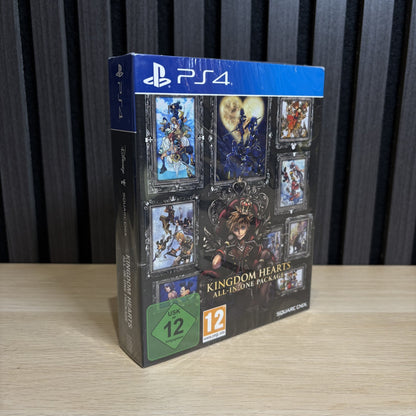 Kingdom Hearts All-in-One Package PS4 Cover Vorderseite Neu Sealed
