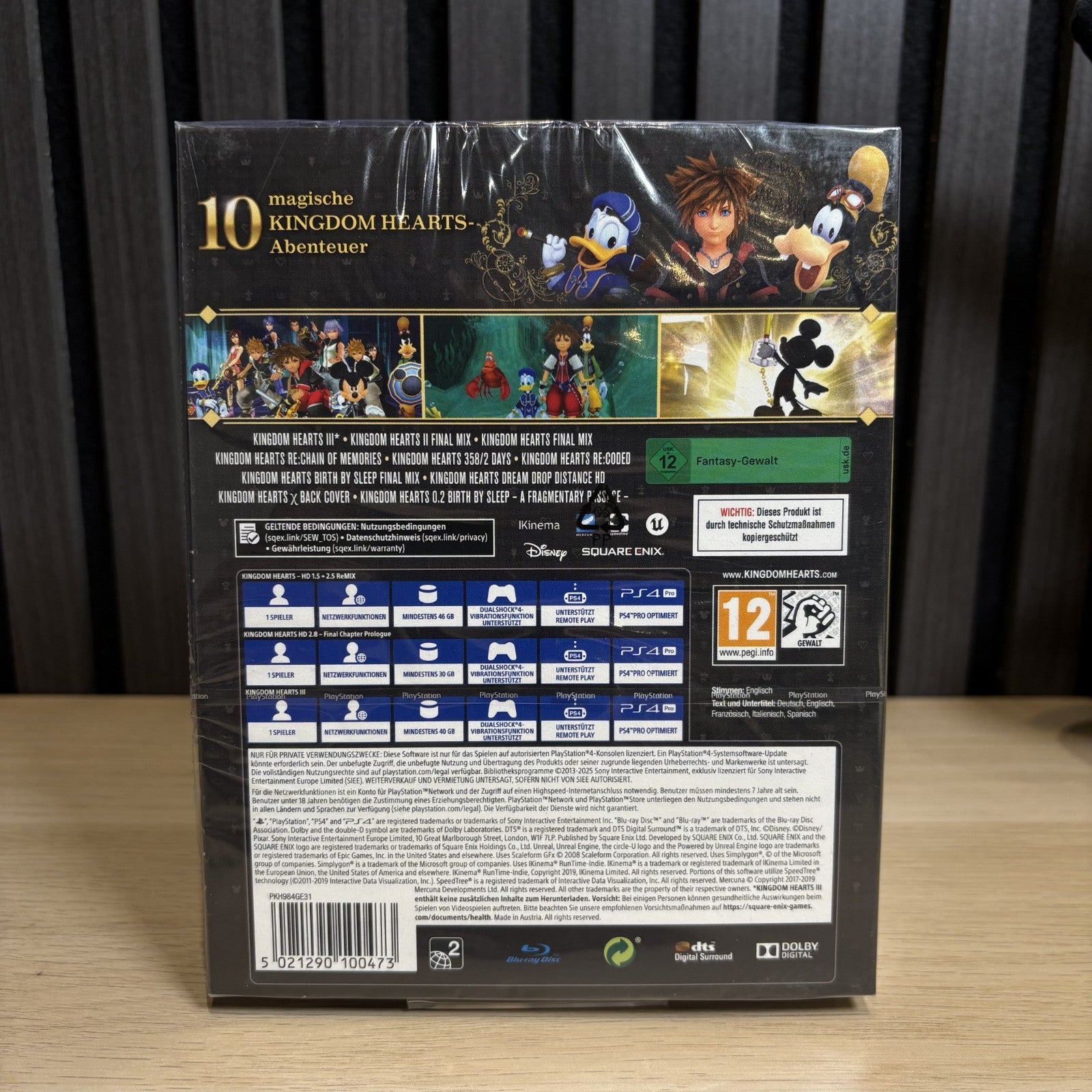Kingdom Hearts All-in-One Package PS4 Factory Sealed Originalfolie