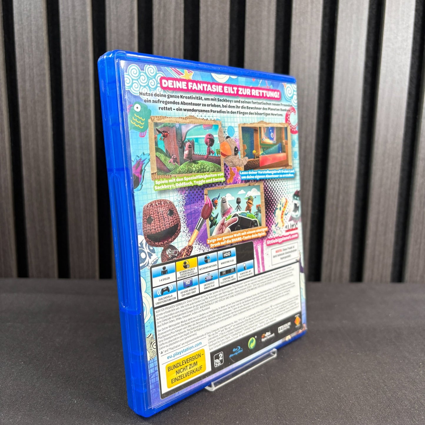 LittleBigPlanet 3 PS4 Cover Rückseite