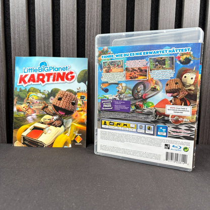 LittleBigPlanet Karting PS3 PAL Rückseite der Originalhülle