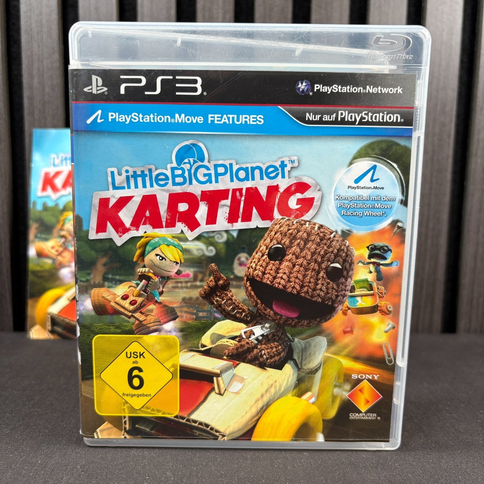 Detailansicht von LittleBigPlanet Karting PS3 Cover und Hülle