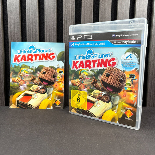 LittleBigPlanet Karting PS3 PAL CIB Vorderseite mit Originalhülle