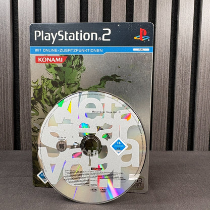 Metal Gear Solid 3 Snake Eater PS2 Disc mit Originalhülle und Anleitung
