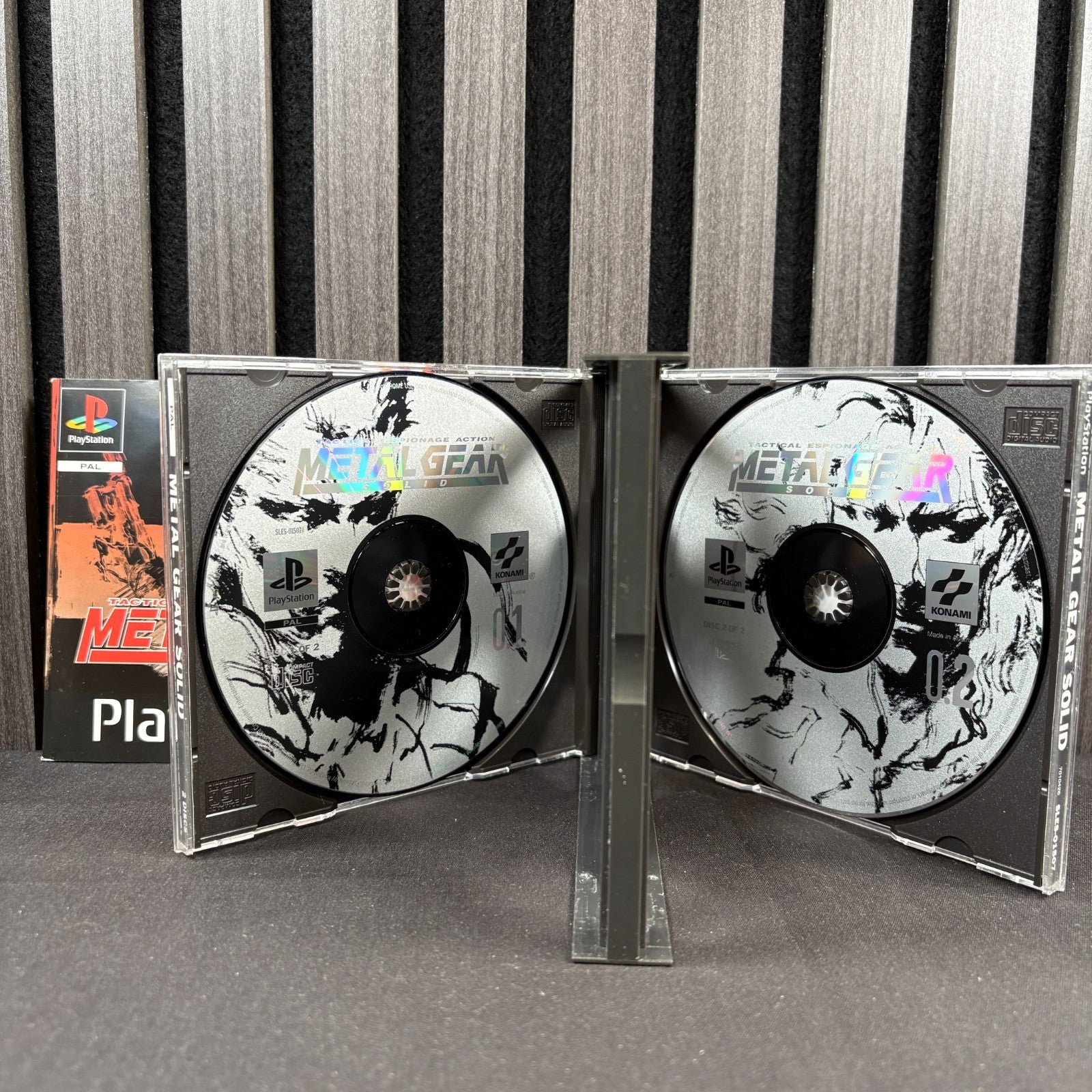 Metal Gear Solid PS1 Discs mit Originalhülle