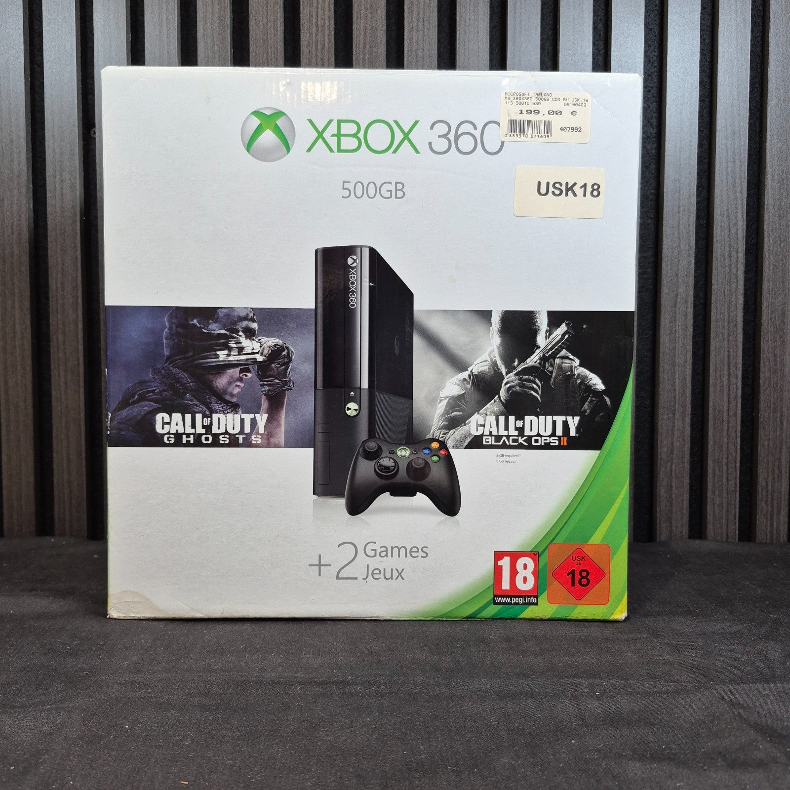 Microsoft Xbox 360 E 500GB Originalverpackung