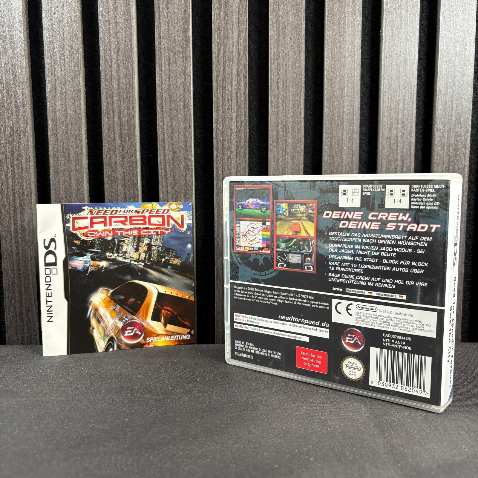 Need for Speed Carbon Own the City Nintendo DS Rückseite