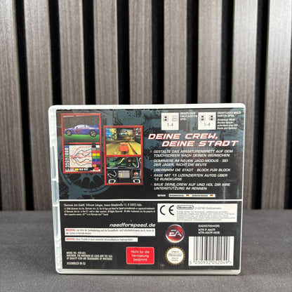 Need for Speed Carbon Own the City Nintendo DS Cover Rückseite