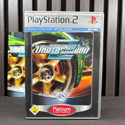 Need for Speed Underground 2 PS2 PAL Rückseite der Originalhülle