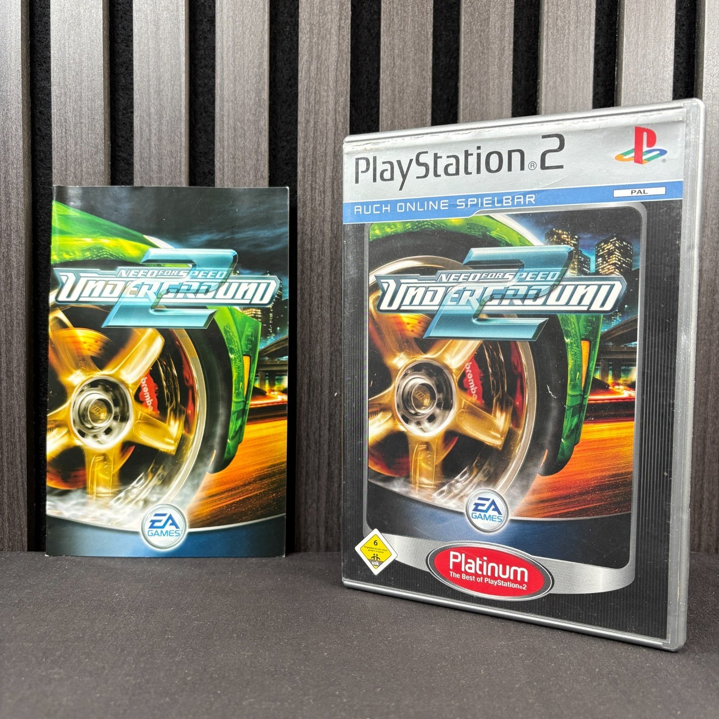 Need for Speed Underground 2 PS2 PAL CIB Vorderseite mit Originalhülle