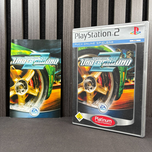 Need for Speed Underground 2 PS2 PAL CIB Vorderseite mit Originalhülle