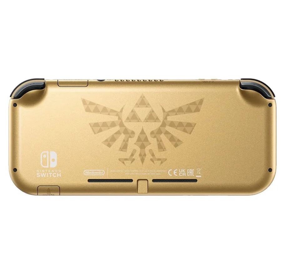 Nintendo Switch Lite Hyrule Edition Rückseite