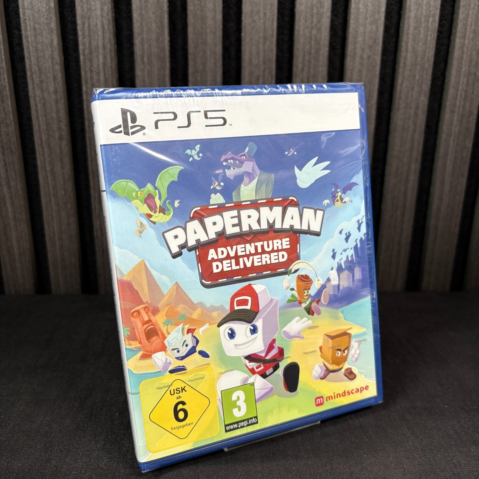Paperman Adventure Delivered PS5 Front Cover neu sealed PAL