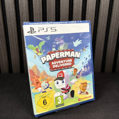 Paperman Adventure Delivered PS5 Front Cover neu sealed PAL