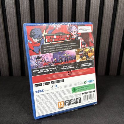Persona 5 Tactica PS5 Rückseite Cover neu sealed PAL
