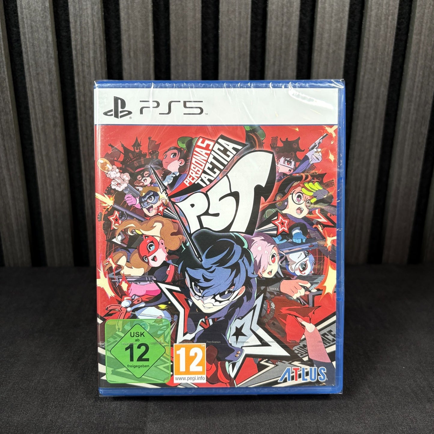 Persona 5 Tactica PS5 Hülle Vorderseite neu versiegelt PAL