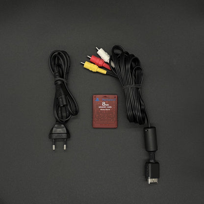 PlayStation 2 FAT Lieferumfang mit Konsole, Controller und Spiel