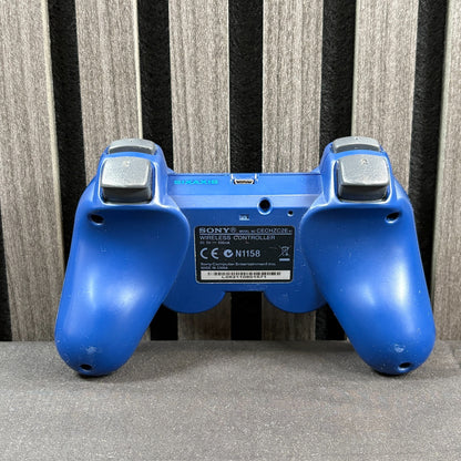 PlayStation 3 DualShock 3 Controller Blau Rückseite