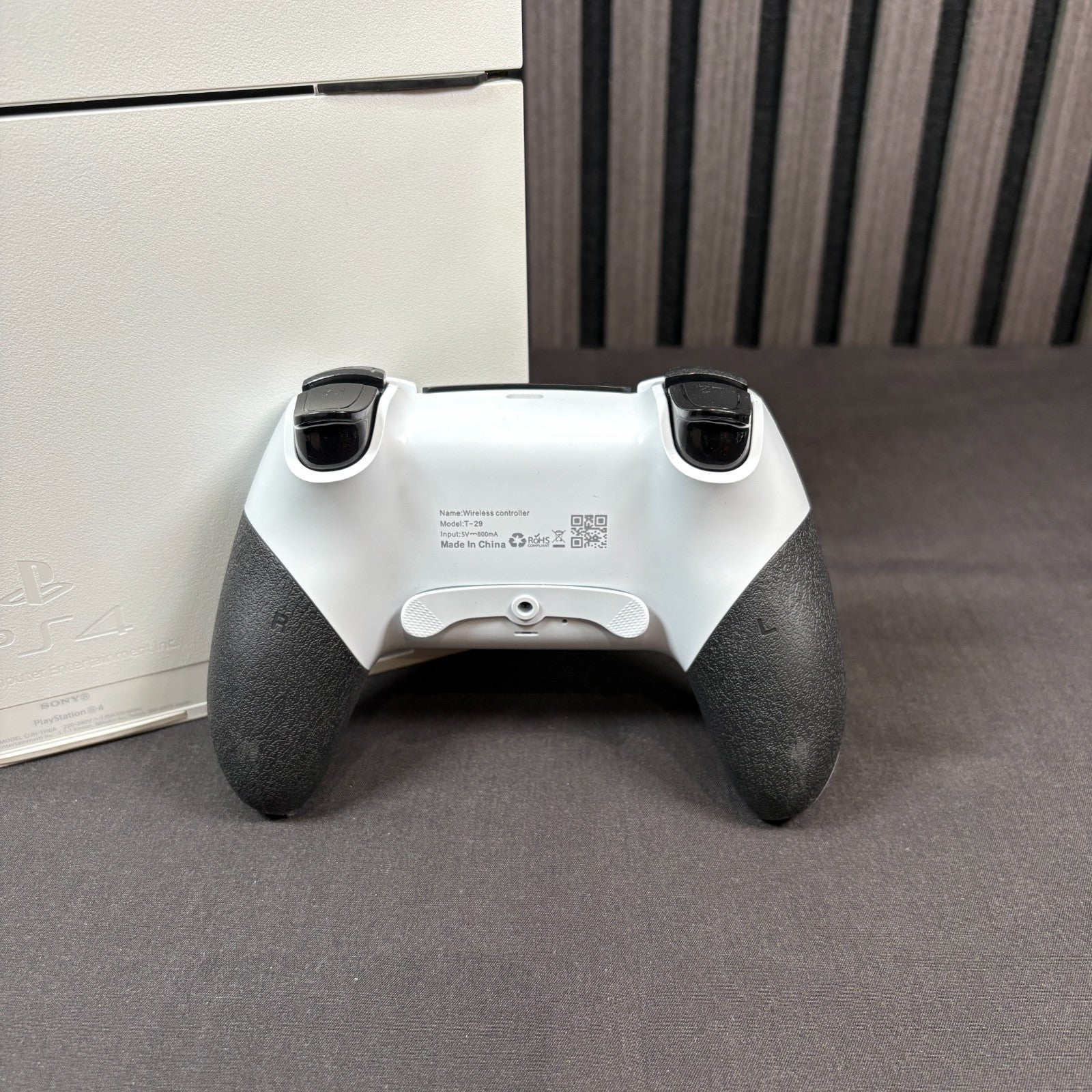 PS4 Controller Weiß hinterseite