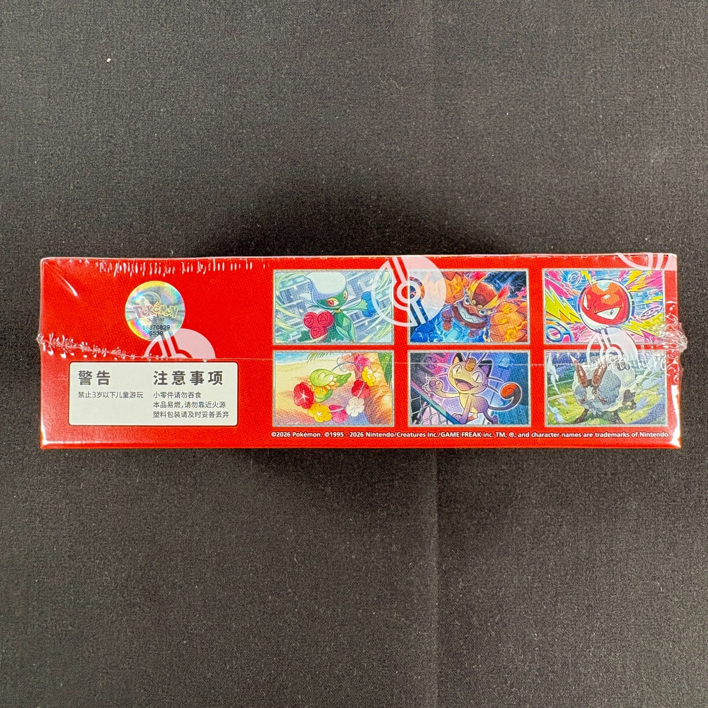 Pokémon Chasing Glory Together CSV10C Slim Booster Display Simplified Chinese Seitenansicht mit Artwork
