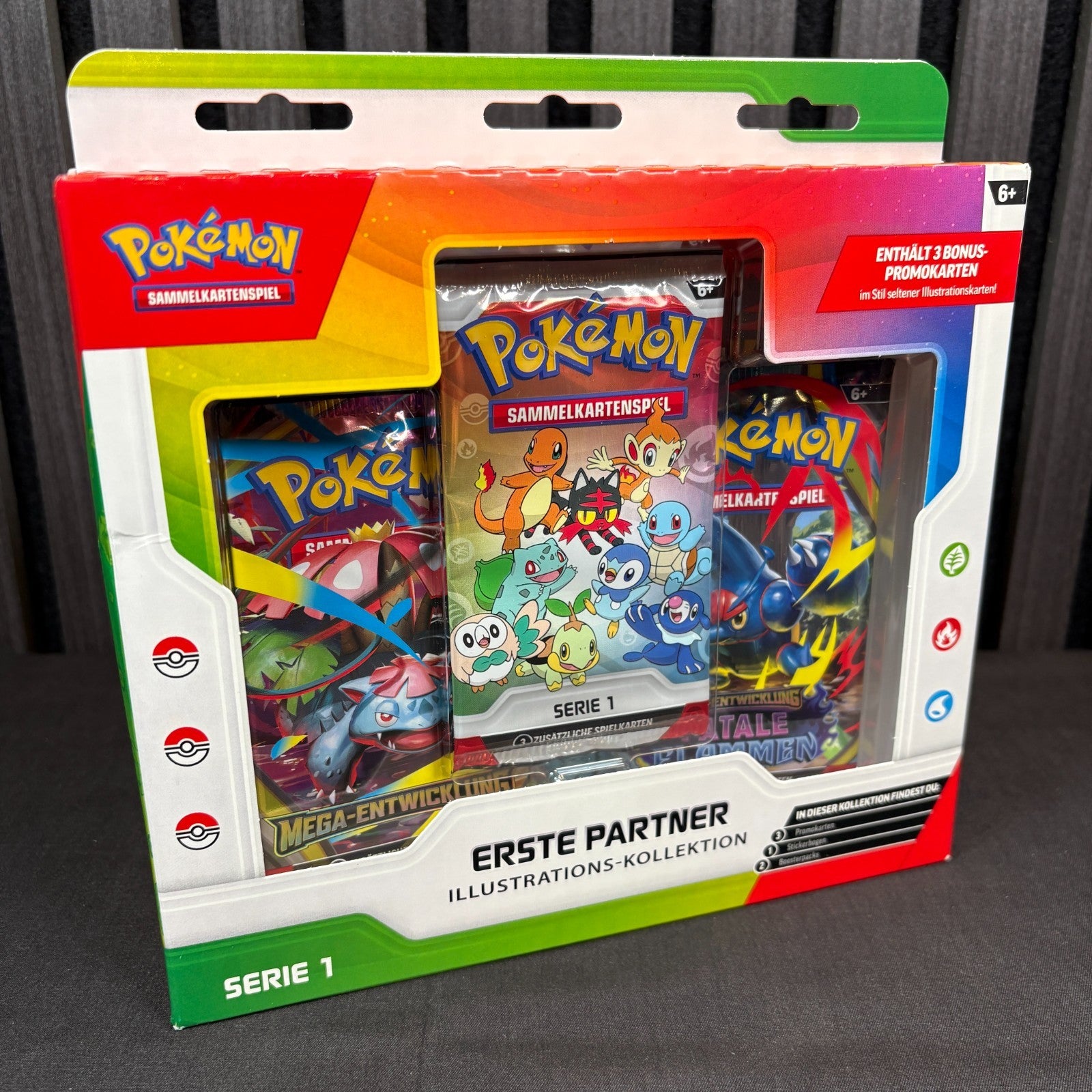Pokémon Erste Partner Kollektion Deutsch Neu OVP Vorderseite
