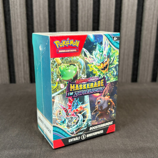 Pokemon Maskerade im Zwielicht Booster Bundle Deutsch neu ovp versiegelt Vorderseite